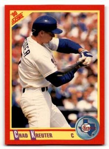 1990 Score #406 Chad Kreuter  ID:46421