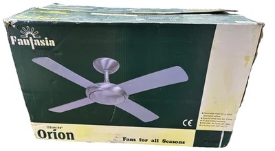 Ceiling fan with Wall control Futura Chrome 132 cm Living room Fan without Light - Image 1 of 4