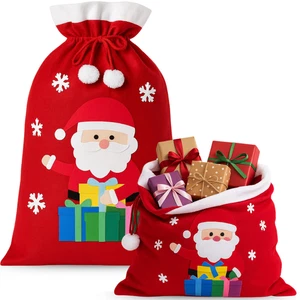 Sacco Porta Regali Natalizio in Feltro 60x90 cm Motivo Assortitio - Imagen 1 de 6