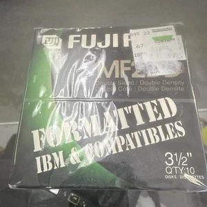 Fujifilm MF2DD Double Sided Double Density Disketten 3 1/2" 10er Pack Versiegelt Neu - Bild 1 von 3