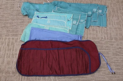 Lot of 10 - Birks and other Jewelers Silver Flatware Cloth Pouch Bags - Image 1 of 3