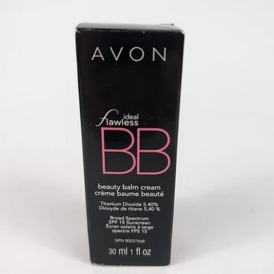 NEW Avon MEDIUM Ideal Flawless BB Beauty Balm Cream SPF 15 Sunscreen Exp 2019 - Image 1 of 4