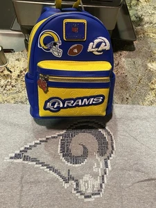 NFL Exclusive Special Edition LA Rams T Shirt & W/ Loungefly Backpack NWT🔥🔥 - Picture 1 of 4