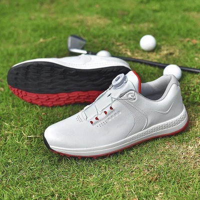 2025 New Men Golf Shoes Spikeless Golf Shoes Comfortable/Breathable/No-slip - Image 1 of 4