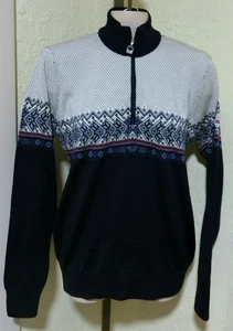 Maglione uomo Dale Of Norway Hovden 1/4 zip 100% lana taglia MEDIA - Nuovo! - Foto 1 di 4