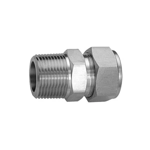 HAM-LET 768L SS 5/8 X 1/2 Male Connector,SS,5/8in.,Connectors 31LC44 - Picture 1 of 1