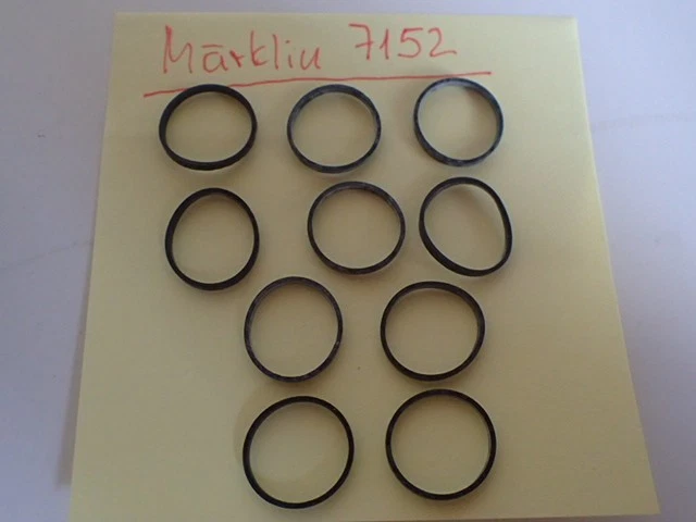 Märklin Haftreifen für Lokomotive 7152 10st H0 Lok Gummiring Banden neu ø 13 mm - Bild 1 von 1