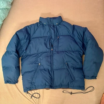 Old Navy Blue Puffer Jacket – Men’s Size XL – Used Excellent Condition - Image 1 of 4