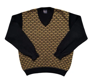 Vintage Gabicci Wollmischung Pullover Herren Large Opa Strickpullover - Bild 1 von 7