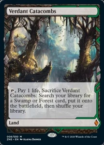 MTG English Verdant Catacombs NM Foil Zendikar Rising Expeditions - Picture 1 of 1