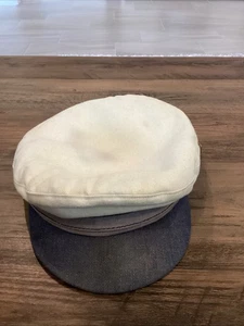 Berretto da pescatore greco *originale MADE IN GRECE taglia - 7 1/8 bianco - Foto 1 di 12