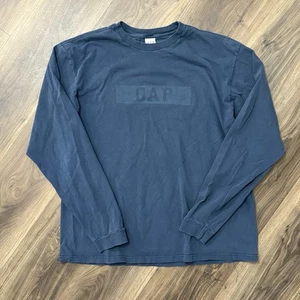 Vintage Gap Shirt Men’s Size Medium Long Sleeve 90’s Crew Neck USA Made - Picture 1 of 3