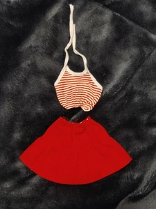 Halter + falda vintage Barbie patrón sin etiqueta? Clon Casero Años 60 Look - Imagen 1 de 5