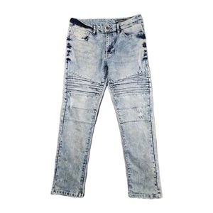 Vintage SouthPole Jeans Herren 34x30 Light Acid Wash Skinny 82628 Hip Hop Y2K - Bild 1 von 9