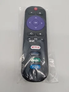 Remote Control Compatible with All TCL Roku TV with Netflix-Sling-Hulu-Vudu - Picture 1 of 2
