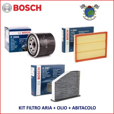 Kit 3 Filtri Tagliando Bosch per FORD TRANSIT r8m #dm - Immagine 1 di 4