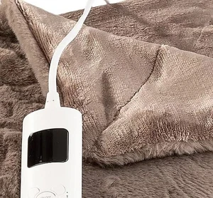 Mont Shalet QVC Heizdecke kuschelig warm Taupe - Bild 1 von 3