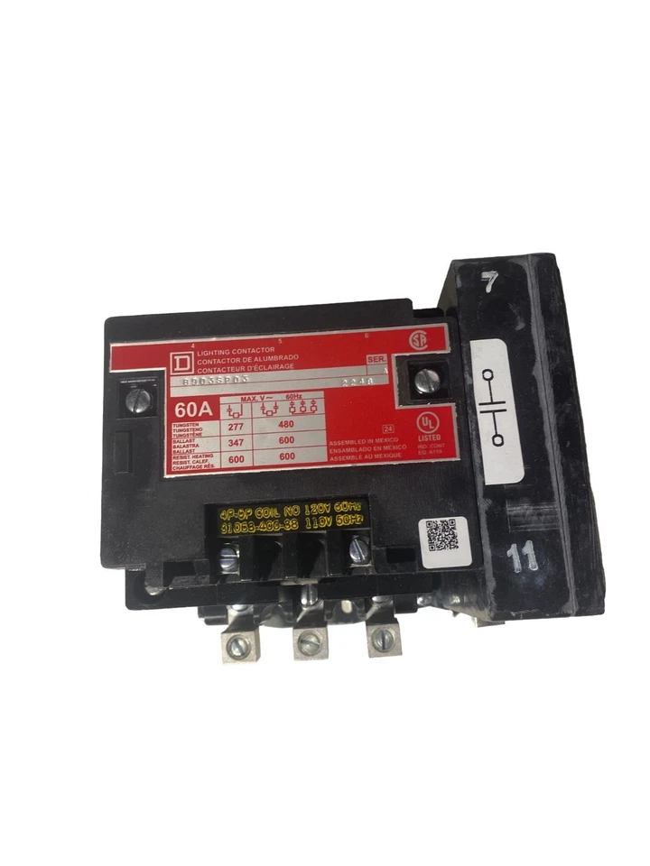 Square D 8903SP03 Lighting Contactor 60A 3P 600V - Image 1 of 4