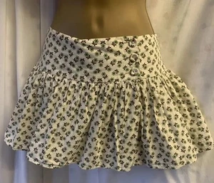 Wrap Mini Micro Rara Flare Low Rise Sze 10 Ditsy Floral Cottage Y2K Summer Skirt - Picture 1 of 9