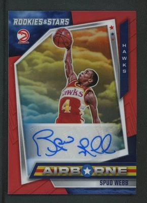 2021-22 SPUD WEBB AUTO PANINI CHRONICLES AIRBORNE AUTOGRAPHS - Image 1 of 2