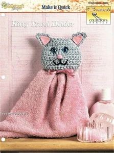 Kitty Towel Holder Crochet Pattern Pages Crochet Collector Series - Picture 1 of 1