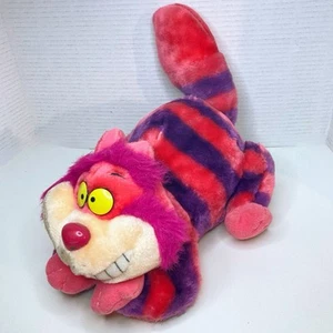 Peluche vintage de gato de Cheshire de Alicia en el país de las maravillas de Disneyland 18 pulgadas - Imagen 1 de 11