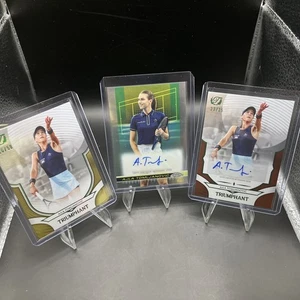 ajla tomljanovic 3 Card Lot. 2 Autos. Triumphant/25, /50 Non Auto And Chrome Aut - Picture 1 of 6