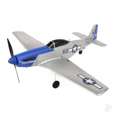 Top RC Hobby P-51D Mustang RTF Ready-To-Fly RC Model Plane (450mm) (Mode 1) - Image 1 of 4