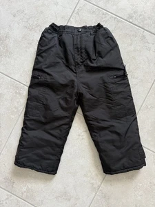 Swiss Alps Jugend Gr. 4/5 schwarz gefüttert Gummibund Ski Schnee Hose - Bild 1 von 6