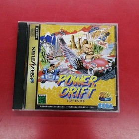 SEGA Power Drift for SEGA Saturn Racing Game NTSC-US Used