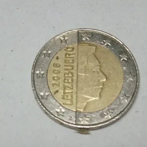 moneta 2 euro letzebuerg 2008 molto rara - Foto 1 di 1