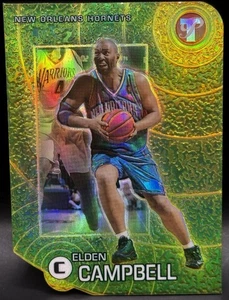 2002-03 Topps Pristine GOLD Refractor Die Cut Elden Campbell 90/99 NM 46 Hornets - Bild 1 von 10
