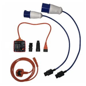 Kit de prueba de continuidad y polaridad de la Tierra Leaderman ECP-K5 con enchufes de 230 V y más - Imagen 1 de 2