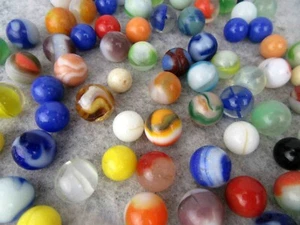 Mármoles de juguete vintage ~ tiradores mixtos Agate Christiansen Popeye ~ difíciles de encontrar - Imagen 1 de 12