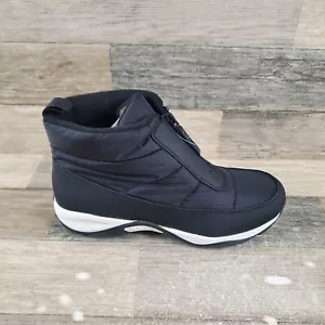 Easy Spirit Edele2 Womens Bootie Sz 8 W Casual Cold Weather Black Ankle Boots - Picture 1 of 12