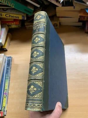 1883 "THE MAGAZINE OF ART" BOUND ISSUES 2.7kg VOL 6 ANTIQUE BOOK (EV3) - Image 1 of 4