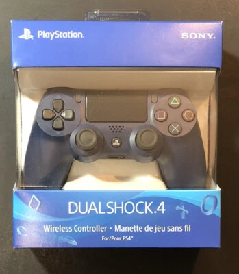 Official Sony PS4 DualShock 4 Wireless Controller [ Midnight BLUE ] NEW - Image 1 of 4