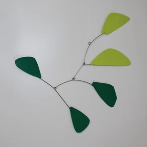 Abstrakt Modern Splash Grün Hängemobile Lackiert Stahl Neu Geschenk Kostenloser Versand - Bild 1 von 1