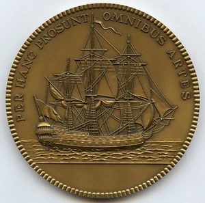 France Anniversary 250th Marine Academy Sailing Ship 68mm 140gr !!! - Picture 1 of 3