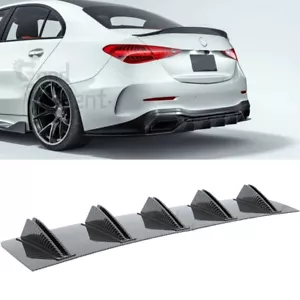 Difusor trasero aletas divisor barbilla carbono para Mercedes Benz Clase C W206 C300 - Imagen 1 de 14