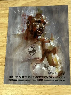 Floyd Mayweather COVER 91st Annual BWAA BOXING WRITER Awards Dinner 2016 PROGRAM - Image 1 of 2