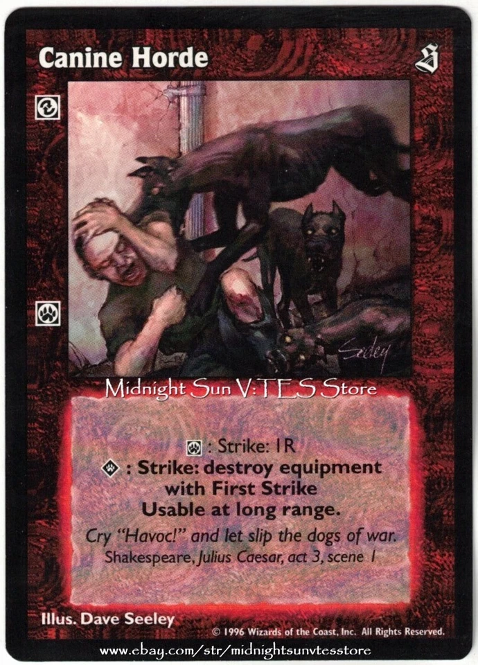Canine Horde The Sabbat V:TES VTES Vampire CCG - Image 1 of 1