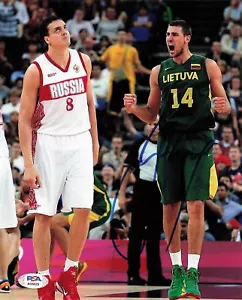 Jonas Valanciunas signed 8x10 photo PSA/DNA Lietuva Autographed - Picture 1 of 1