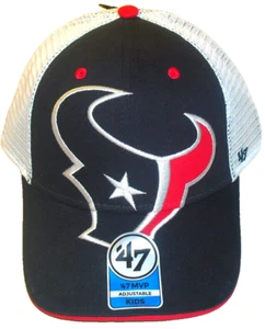 Houston Texans Kids Youth Boys 47 brand snapback hat Big Logo Trucker Mesh New - Picture 1 of 3