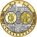 [#1156782] Malta, Medal, L'europe, Malte, Silver Plated Copper, Fdc, Ms