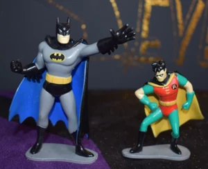 Vintage Bakery Crafts DC Batman: The Animated Series: Batman & Robin Cake Topper - Picture 1 of 4