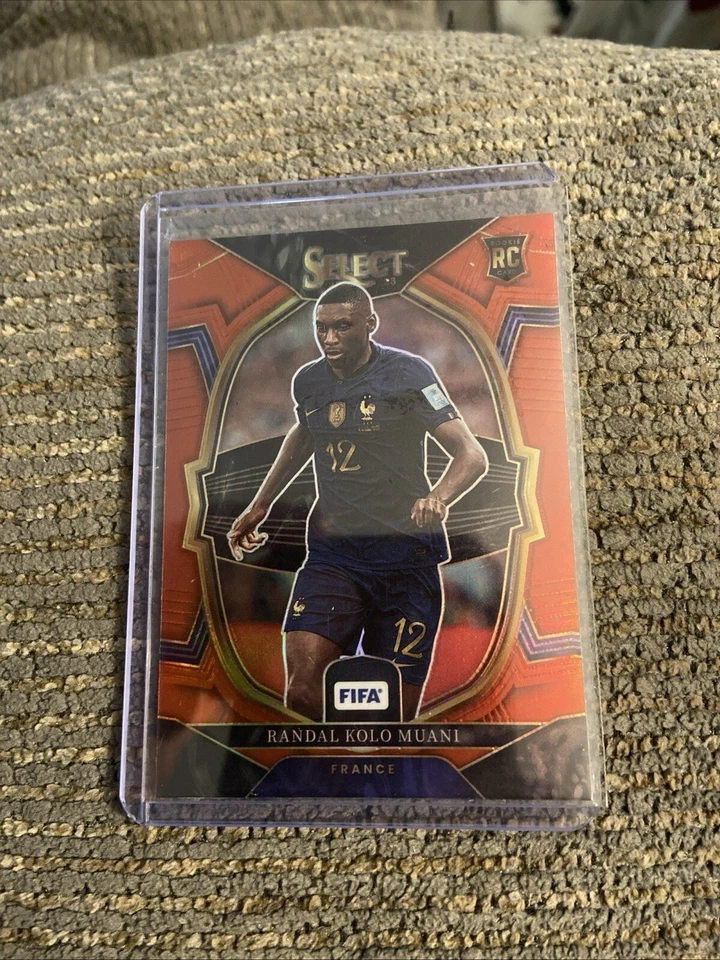2022-23 Panini Select Fifa Red Prizms Randal Kolo Muani RC France - Image 1 of 1