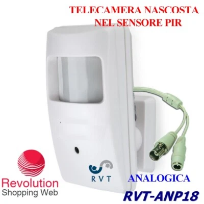 RVT Telecamera in Sensore Allarme PIR con Infrarosso Qualità Ottima ++