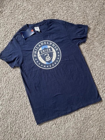 Men's Fanatics Branded Navy Philadelphia Union Primary Logo T-Shirt 10 Ogba Cover