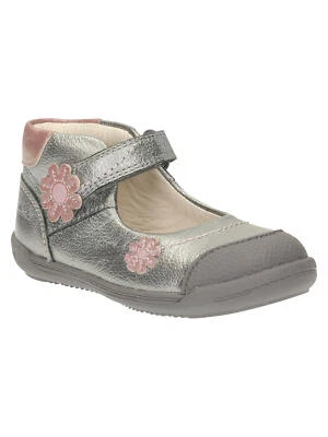 Clarks Softly Fiz Girls Metallic Leather Girls Shoes UK Size 5 - 6 1/2 F, G - Image 1 of 3